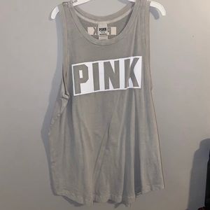 Grey Pink tank top